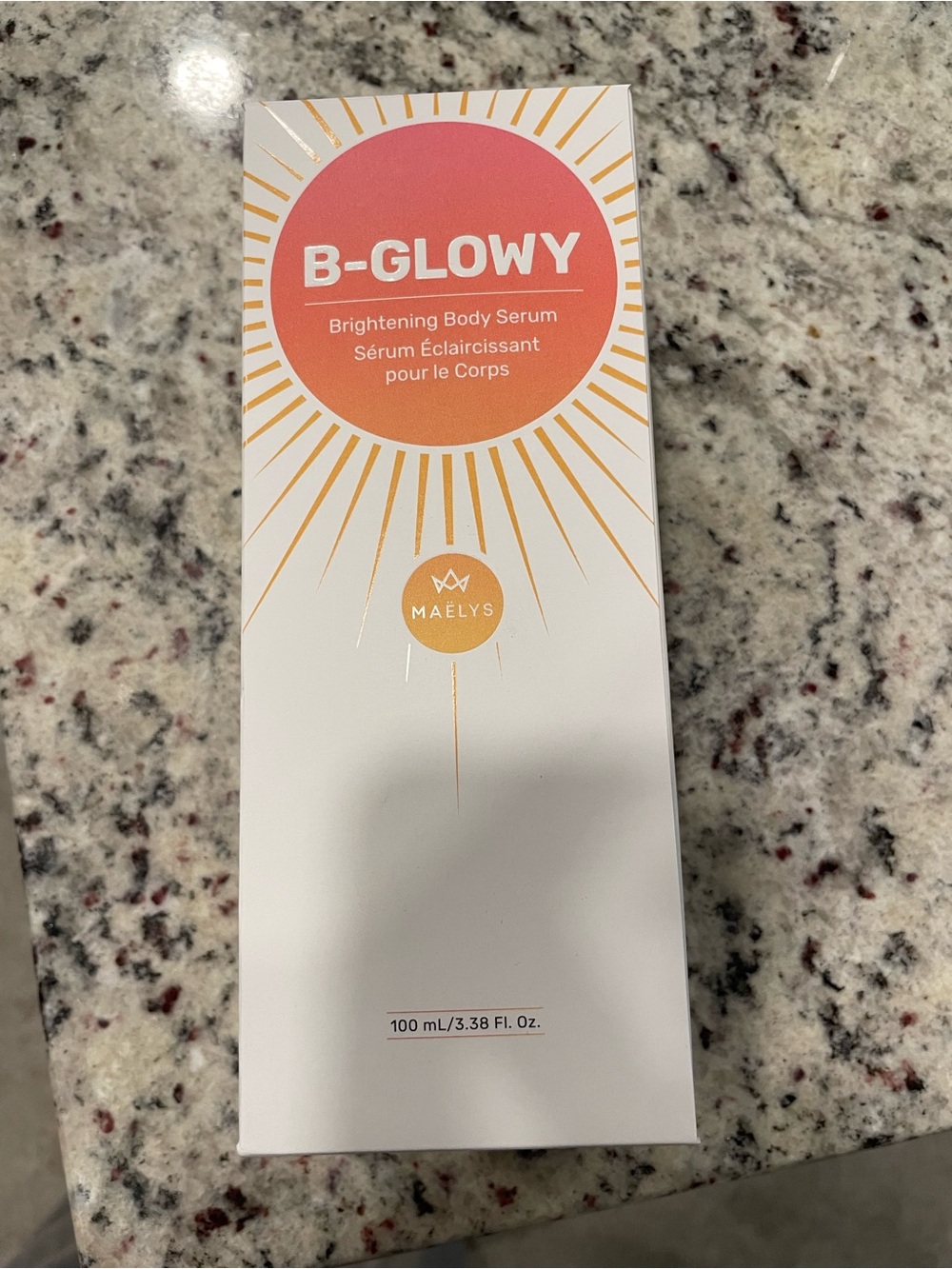 Maelys B-GLOWY Brightening Body Serum - Pink/Orange